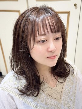 アルクバイネオリーブ 荻窪店(arc by neolive) ミディアムレイヤー/フェザーパーマ