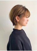 ショート/イルミナカラー/ヘッドスパ/前髪カット/白髪ぼかし