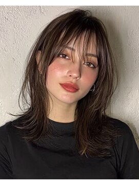 ジュール サウス 新宿南口(Joule South) 顔周り/レイヤーカット/ブリーチなし/韓国レイヤー/前髪カット