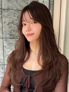 リル バイ ジルブラン(Lil by JIL BLAN) ミディアムヘア暗めカラーレイヤーカット