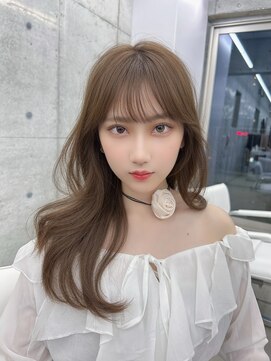 アリュウル 表参道(ALLURE) ブリーチなしダブルカラー／ミルクティーベージュ◎