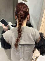 モリオフロムロンドン 大宮店(morio from London)&nbsp;【大宮】結婚式×編みおろしポニーアレンジ