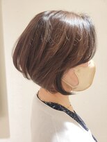 松本平太郎美容室 国立店 30代40代50代×前下がりグラデーションボブ×イノアカラー