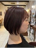 大人抜け感×ショートボブ