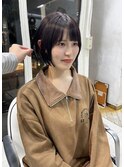 【ぱつっとボブ】