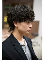メンズサロン ノード 栄(men’s salon NODE)&nbsp;シャドウパーマ栄レイヤーマッシュウルフスタイル