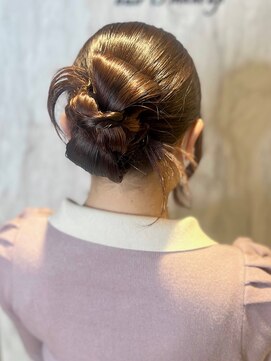 カインド 南青山(hair&make up KIND) タイトリボンアレンジ　推し活ヘア