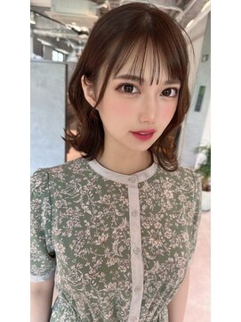 シェリム 栄(CHERIM) 美髪レイヤーカット/顔まわりレイヤー/くびれミディアムレイヤー