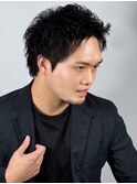 メンズカット/ビジネスショート/ニュアンスパーマ[理容室/大宮]