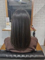 イチパーセント 横浜(1%)&nbsp;ダークパープル/ナチュラルショート/夏のヘアアレンジ/横浜
