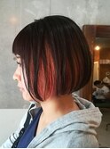 個性派ボブ