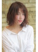 おとな可愛いうるうるボブ