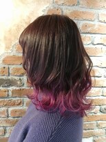 イロ(Ilo)&nbsp;裾カラー☆パープル☆