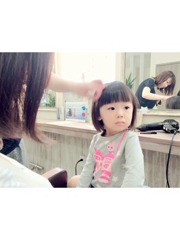 【平日限定！】<お子様カット無料>キッズスペースあり☆いつまでも可愛くいたい主婦ママにオススメ！