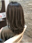 ハイライト×グレージュ