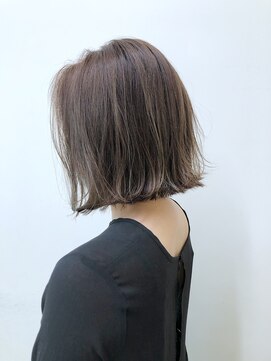ヘアーポケット リタ(HAIR POCKET ritta) 切りっぱなしボブ　× アッシュベージュ