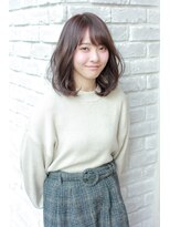 エルサフィロ ヨドヤバシ(el zafiro yodoyabashi)&nbsp;【el zafiro yodoyabashi】大人女子フワッとベージュミディアム