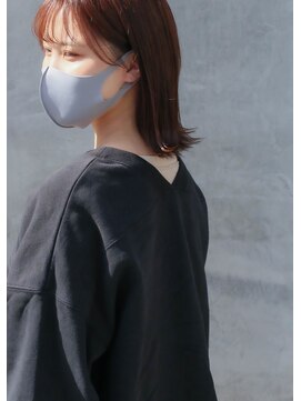 ホワイトルーム(White Room) 【透明感UP】シースルーバングの外ハネボブ♪