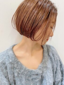 レトン 銀座(leton) 前髪なし/ボブ/カーキグレージュ/大人かわいい[東銀座/銀座]