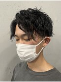 【WAVY】ツイストスパイラルパーマ×センターパート