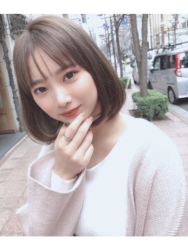 ロンドポレール 北千住(Lond polaire) 【米倉かずひさ】エーラインボブ　大人美人ボブ