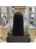 黒髪ロングストレート