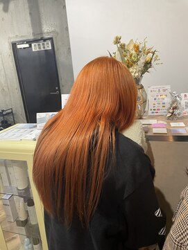 ラニヘアサロン(lani hair salon) ビビットオレンジ（ブリーチ１回）