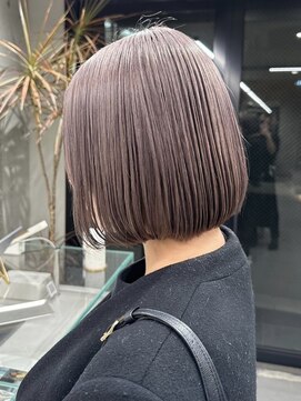 ソル ジングウマエ(SOL JINGUMAE) ボブ×ミルクティーベージュ