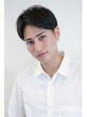 20代30代40代センターパートツーブロック【小平・髪質】