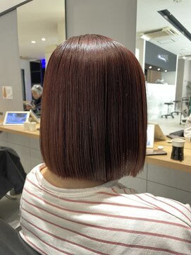 フラミューム 沼津(flammeum) 縮毛矯正×ボブ