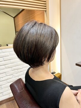 ヘアー グリーン(hair green) 30代40代50代ショートグラ丸みくびれ【髪質改善/百合ヶ丘】