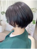【 Ｉ. 】30代からの襟足すっきり前下がりショートボブ　川口