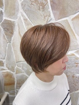 サロン ド ハル salon de HARU 大人ナチュラルレイヤーショートボブ