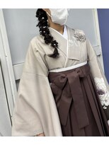 エン(EN)&nbsp;サイド編みおろし♪＋袴