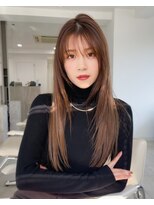 グローブス オモハラ(THE GLOBES OMOHARA)&nbsp;【プレ花嫁】美髪ロング　シアーカラー　フェイスレイヤー