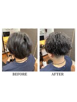 ヘアーメイク クーラ 行橋店(Hair make CURA)&nbsp;無造作マッシュメンズショート☆ツイストスパイラル