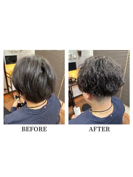 ヘアーメイク クーラ 行橋店(Hair make CURA) 無造作マッシュメンズショート☆ツイストスパイラル