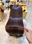 髪質改善＊ロングレイヤーグレーベージュ＊美髪【Zina船橋】