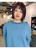 顔まわりレイヤーボブ