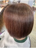 艶髪doubles mix treatment × 縮毛矯正 ×カラー