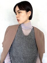 エミス バイ メルト 吉祥寺(emis by melt) 【吉田江梨】大人ボブ　タイトボブ　透明感カラー　ぷつっと