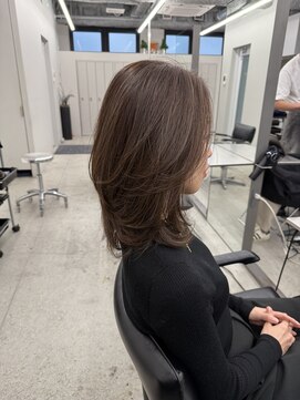 クレア 上大岡(CREA) ハイライトバレイヤージュダブルカラーケアブリーチ30代40代50代