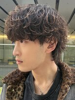 【Lond LOGAN亀井】メッシュ×ツイストスパイラル　メンズパーマ