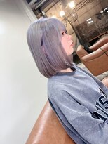 ルイス(Luis) ラベンダーグレーボブ