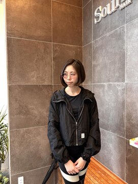スーリール 荒戸店(Sourire) ライン感しっかりのボブ