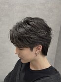 スペインカール/スパイキーショート/ブルーブラック/渋谷