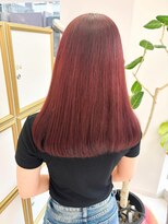 ビビディ バビディ ブー 河原町三条店(Bibbidi.bobbidi.boo)&nbsp;ブリーチ無しダブルカラー/ピンクベージュ/レイヤーカット/韓国