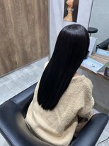 アヴァンス セブンパーク天美 松原店(AVANCE.)&nbsp;髪質改善ストレート×ブルーブラック