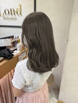 ロンドプランタン 恵比寿(Lond Printemps) 暗めカラー/レイヤーカット/マロンベージュ/くすみベージュ