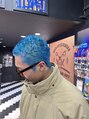 バーバースタイルクラブツー(BARBER STYLE CLUB 2)&nbsp;トレンドのイージードリルに、ブリーチカラーで個性派スタイル